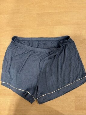NWOT Little Sleepies Blue Women's Pajama Shorts with Contrast Trim XL